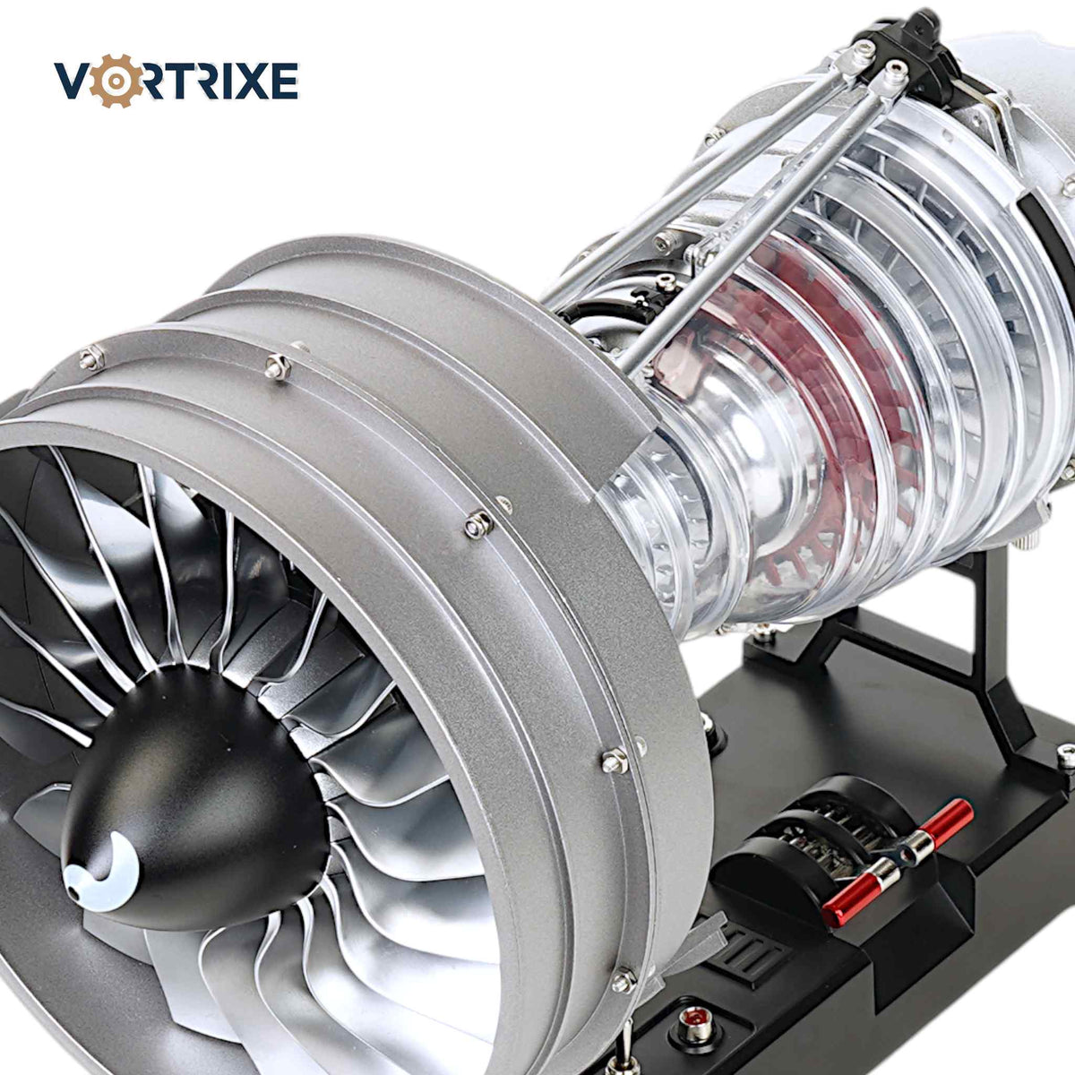 VORTRIXE &amp; TECHING DIY-Bausätze für zweiwellige Flugzeug-Turbofan-Triebwerke 