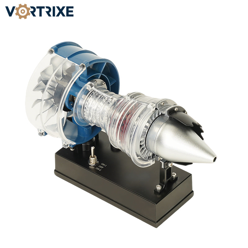 VORTRIXE & TECHING DIY Metal Electric Mini Turbofan Engine Kits for STEM Education