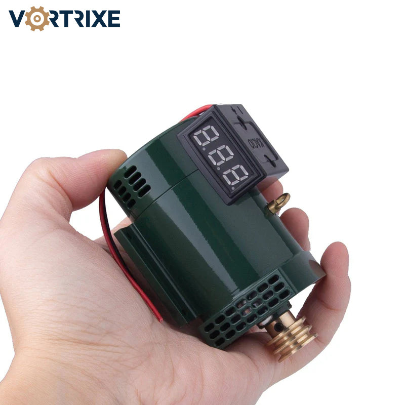 VORTRIXE 12V 1A DC Generator with Digital Voltmeter