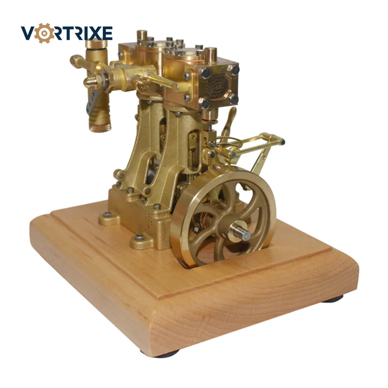 VORTRIXE Double-cylinder Reciprocating Double-acting Steam Engine Model