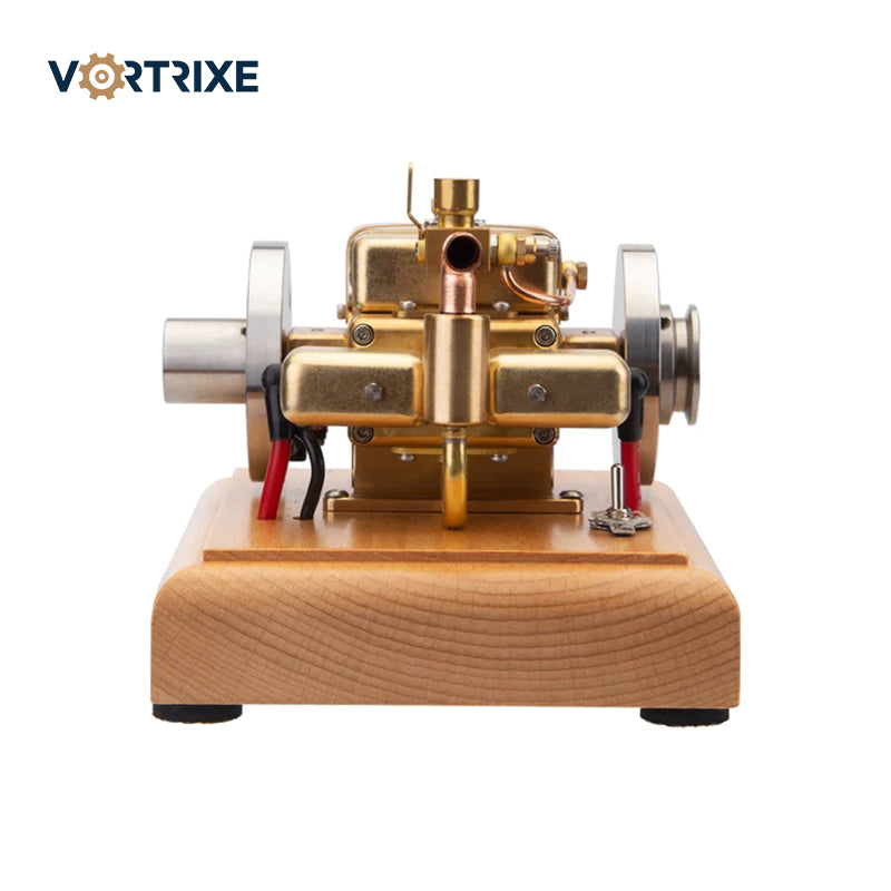 VORTRIXE Upgrade Wassergekühlter Doppelzylinder-Viertakt-Benzinmotor 