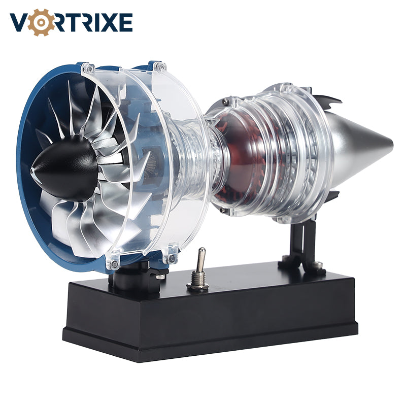 VORTRIXE & TECHING DIY Metal Electric Mini Turbofan Engine Kits for STEM Education