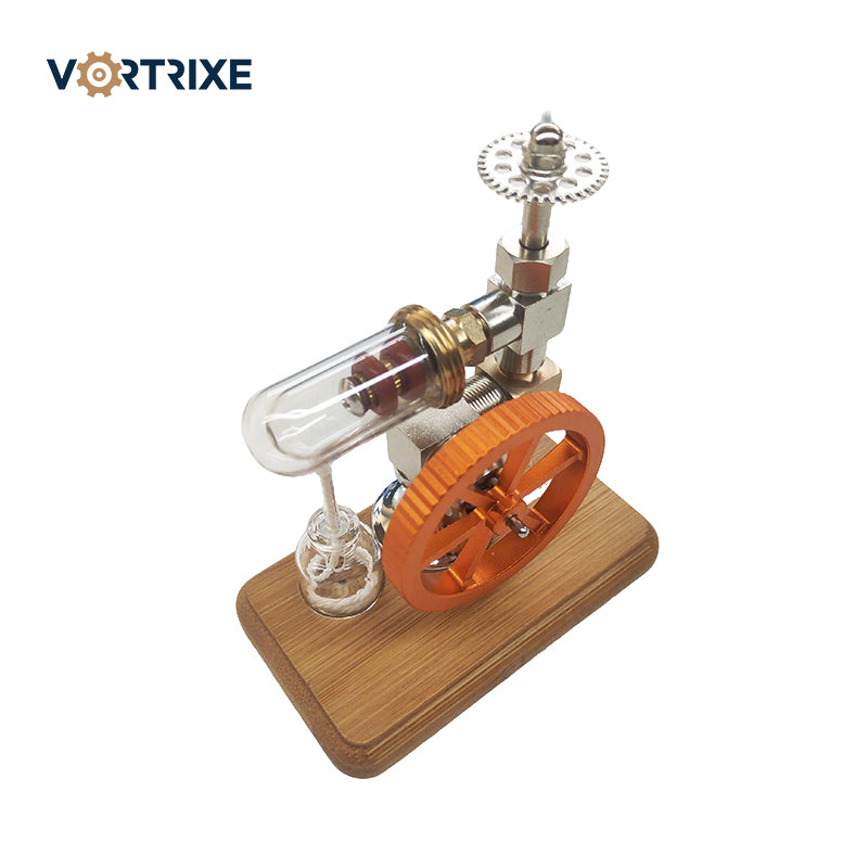 VORTRIXE Mini Hot Air Stirling Engine Model