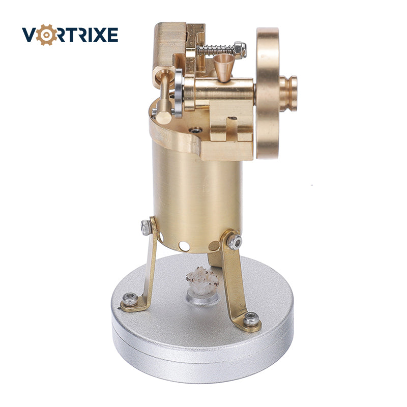 VORTRIXE Mini modèle de machine à vapeur verticale rétro 