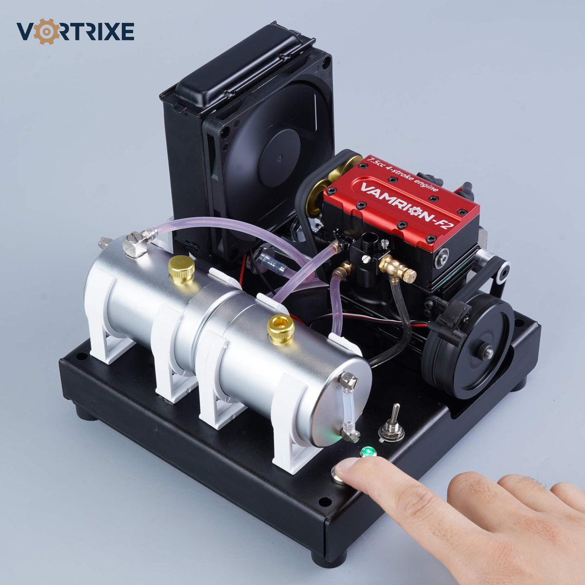 VORTRIXE & VAMRION F2 Gasoline Engine Upgrade Water-Cooled 2 Cylinder 4 Stroke Engine Model Kit Pre-order