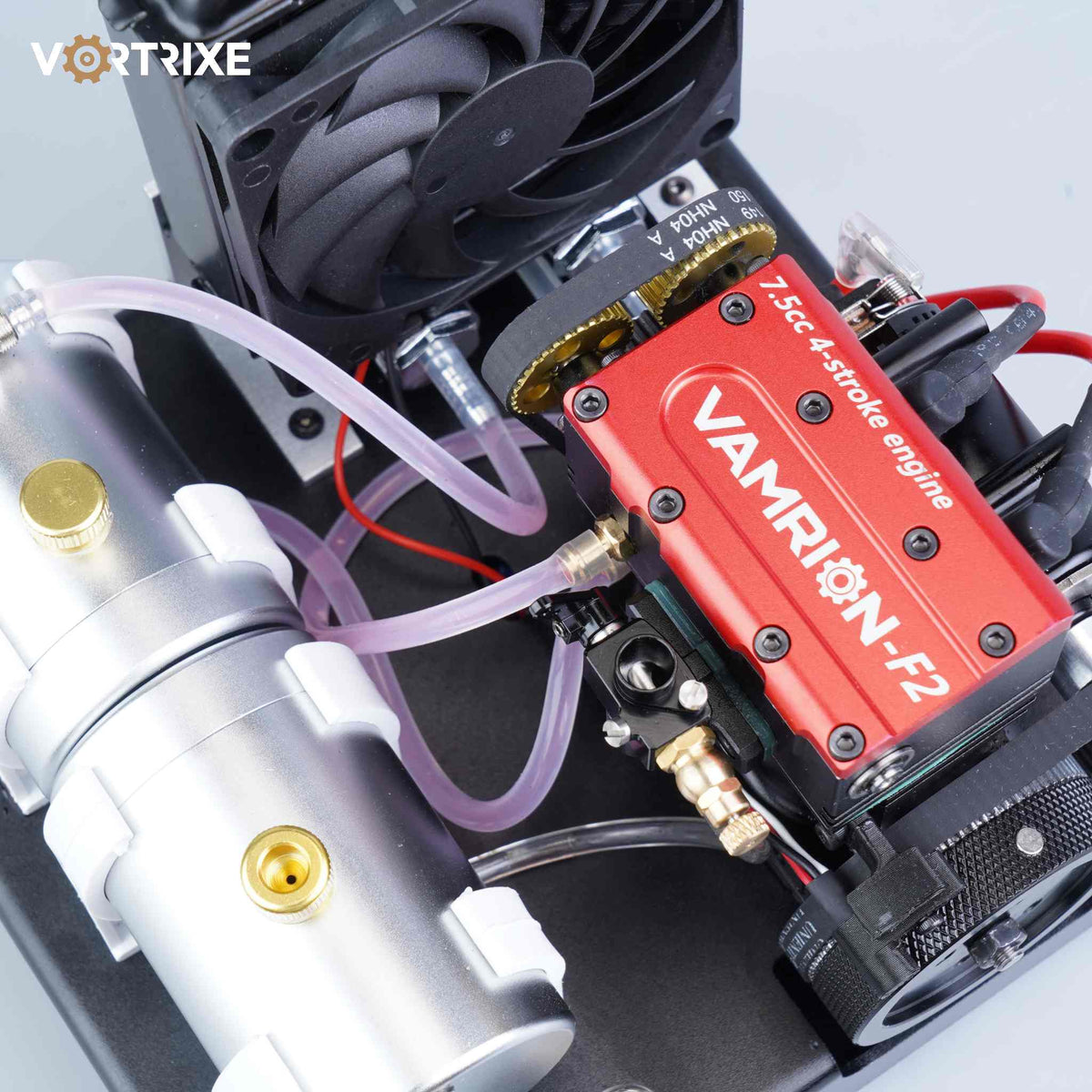 VORTRIXE & VAMRION F2 Gasoline Engine Upgrade Water-Cooled 2 Cylinder 4 Stroke Engine Model Kit Pre-order
