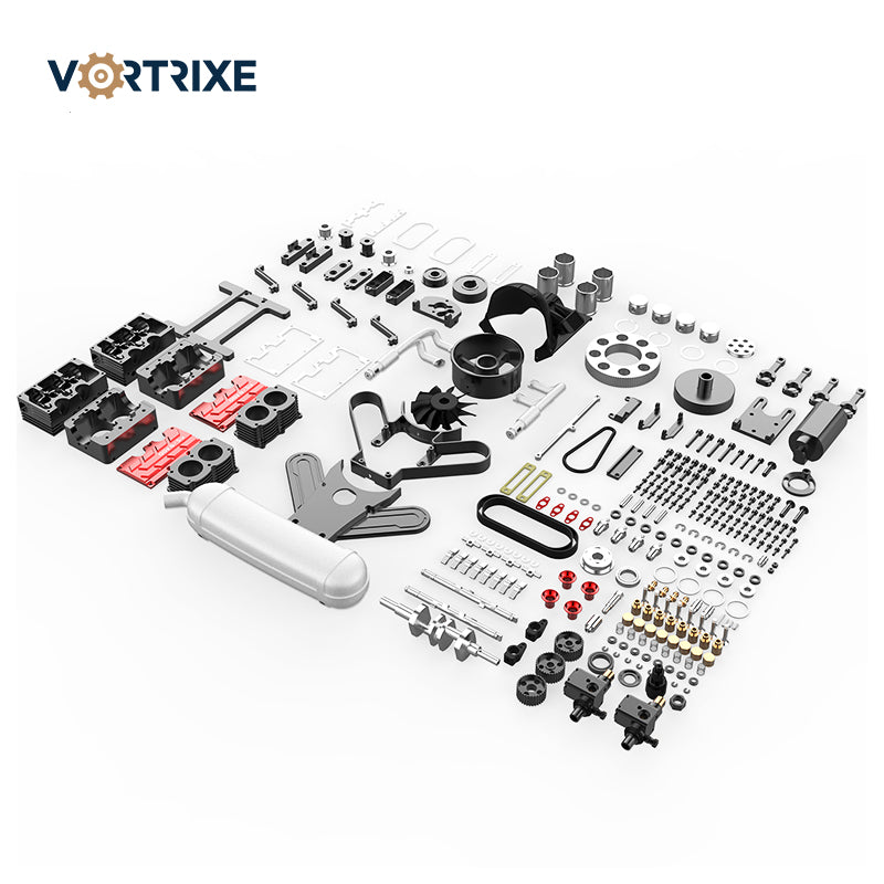 VORTRIXE & TOYAN Engine FS-B400 14cc Flat-four Engine Model Kit