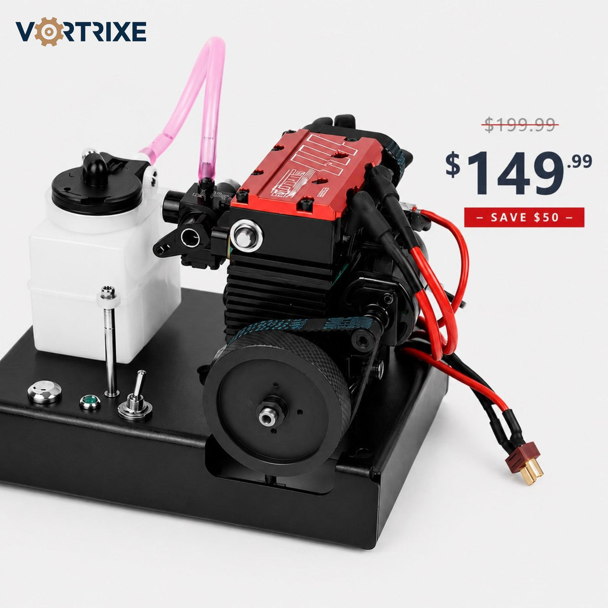 VORTRIXE & TOYAN FS-L200AC Engine 2 Cylinder 4 Stroke Engine Model Kit
