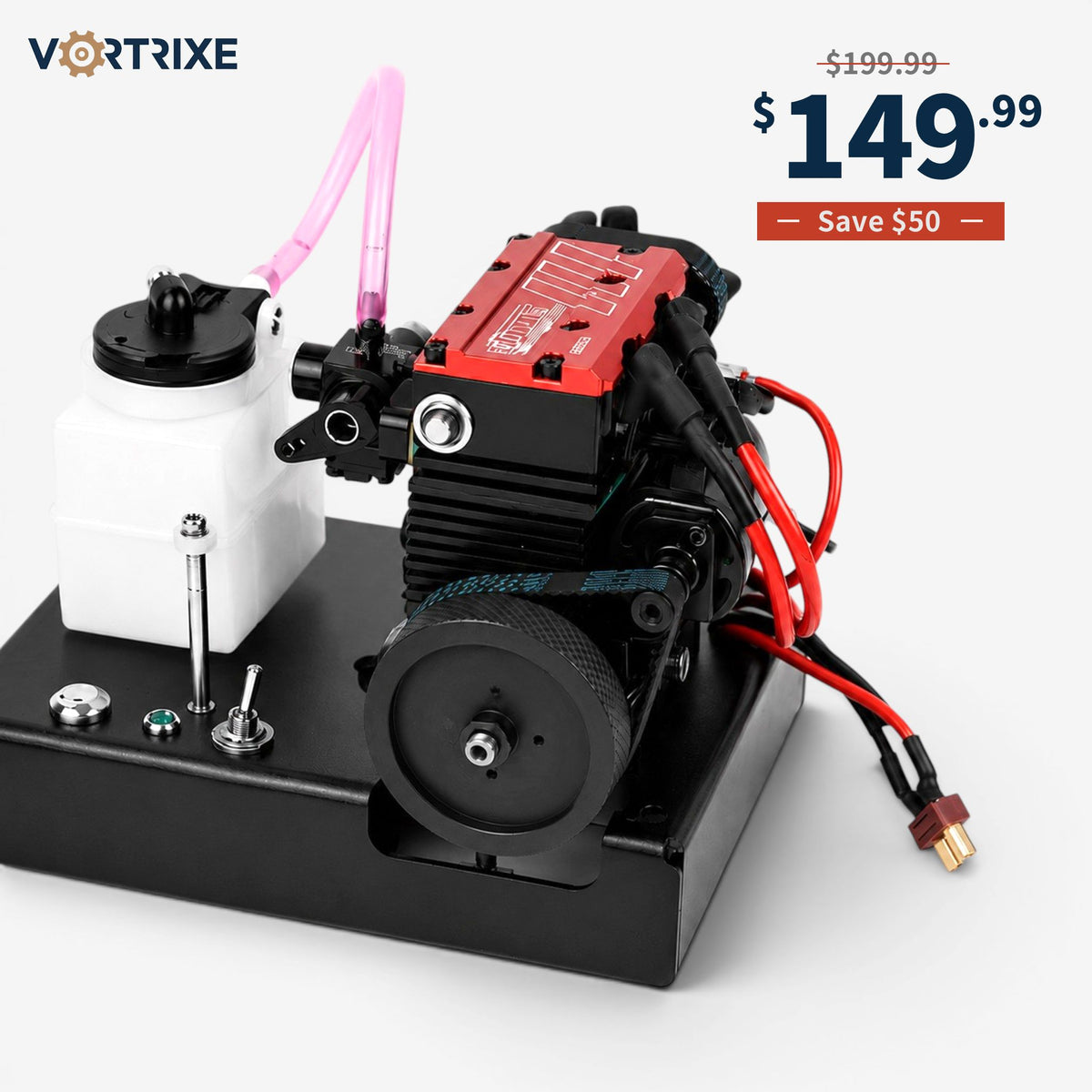 VORTRIXE & TOYAN FS-L200AC Engine 2 Cylinder 4 Stroke Engine Model Kit