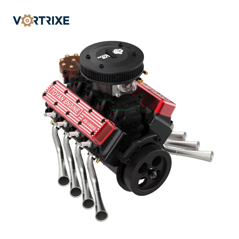 VORTRIXE & TOYAN V8 Engine 28cc OHV Nitro Engine Model
