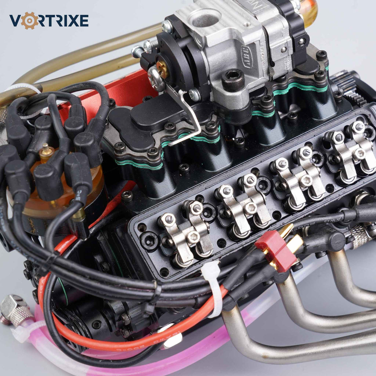 VORTRIXE & TOYAN FS-V800WGPC V8-Motor mit Starterkit, Ständer und Zubehör