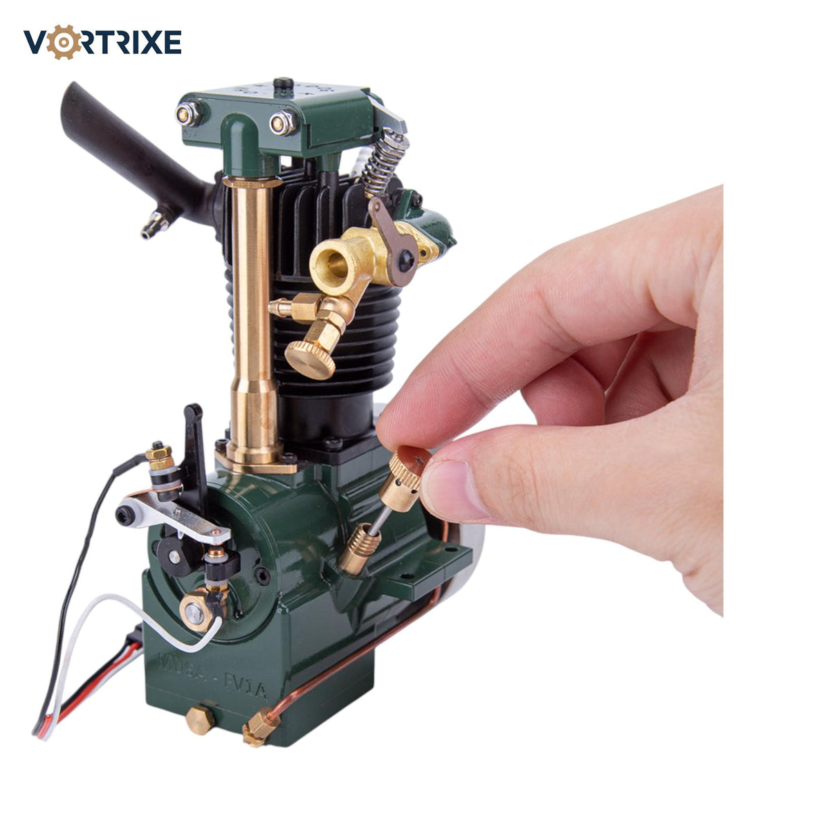 VORTRIXE Wasserkühlungs-Wärmestruktur Mini-Lernmodell mit Benzinmotor 