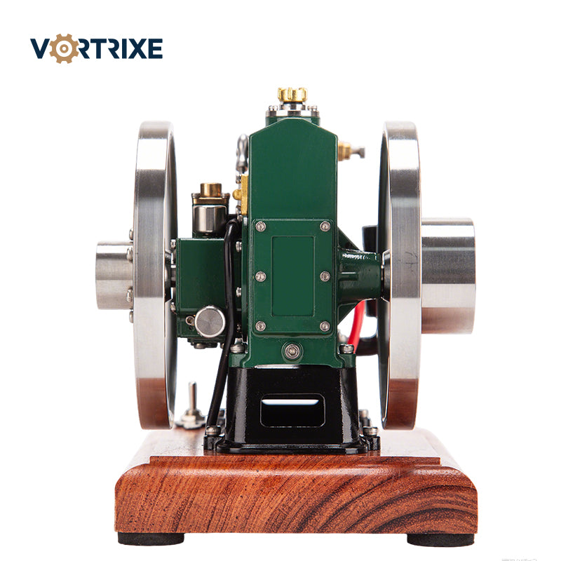 VORTRIXE 1/8 Scale 3.6CC Mini Vintage Single Cylinder Four-Stroke Gasoline Engine Model
