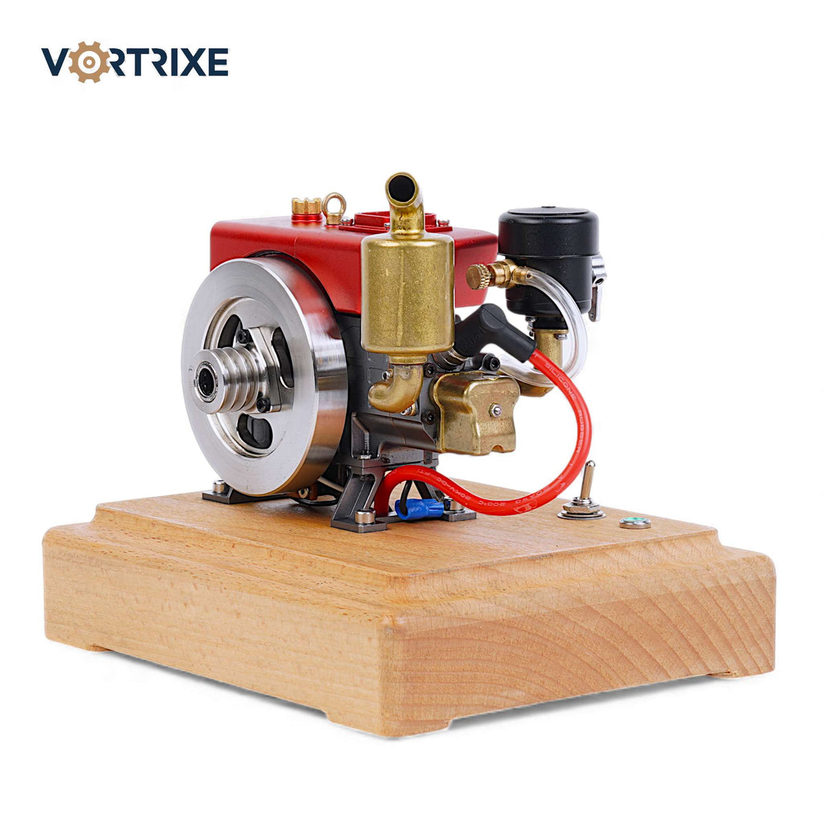 VORTRIXE Mini 4-Stroke Gas Engine Model – 2.6cc Single-Cylinder Motor