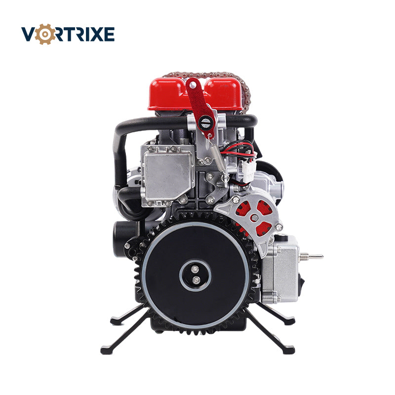 Kit de modèle de moteur de voiture L4 entièrement en métal VORTRIXE &amp; TECHING 