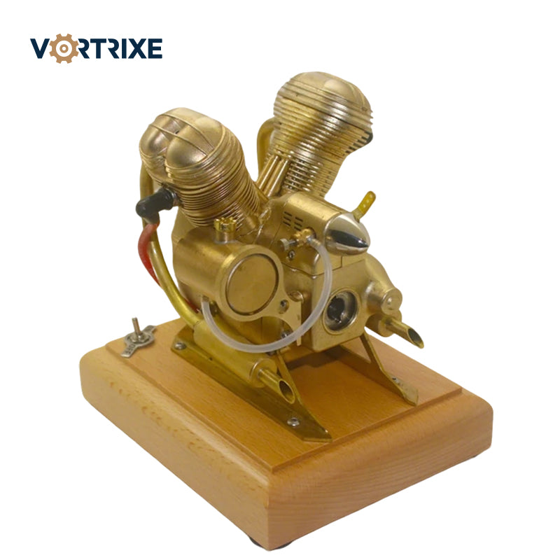 VORTRIXE Mini OHV Horizontal Gasoline Engine V-Twin Four-stroke Motorcycle Engine Model