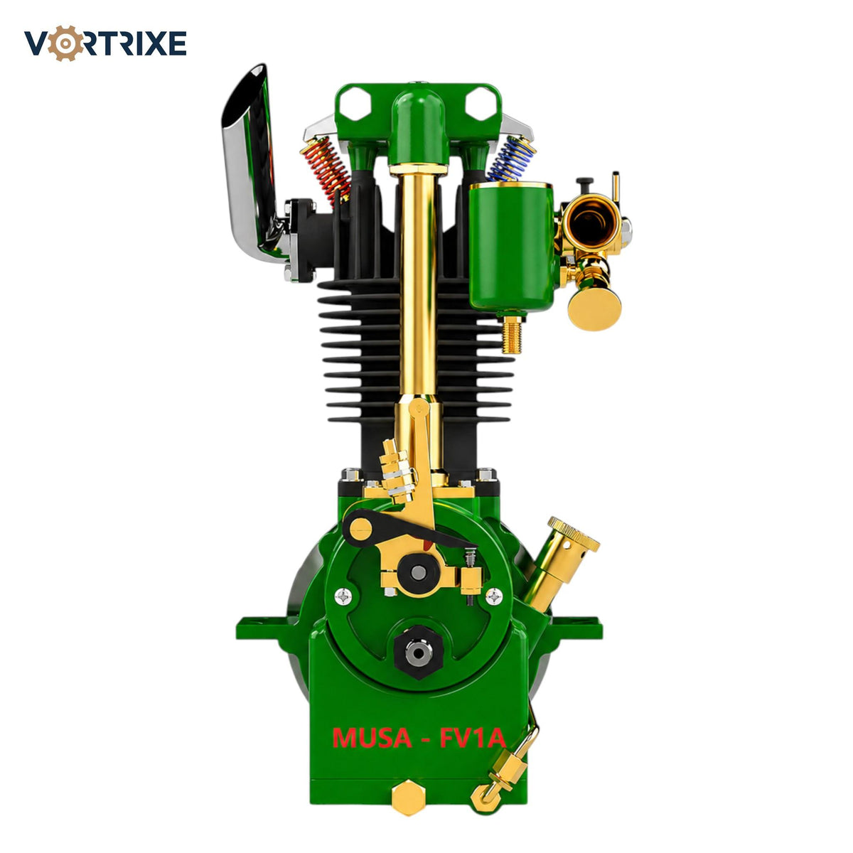 VORTRIXE Wasserkühlungs-Wärmestruktur Mini-Lernmodell mit Benzinmotor 