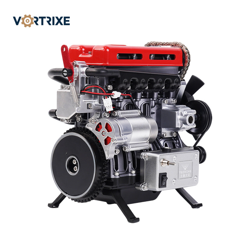 Kit de modèle de moteur de voiture L4 entièrement en métal VORTRIXE &amp; TECHING 