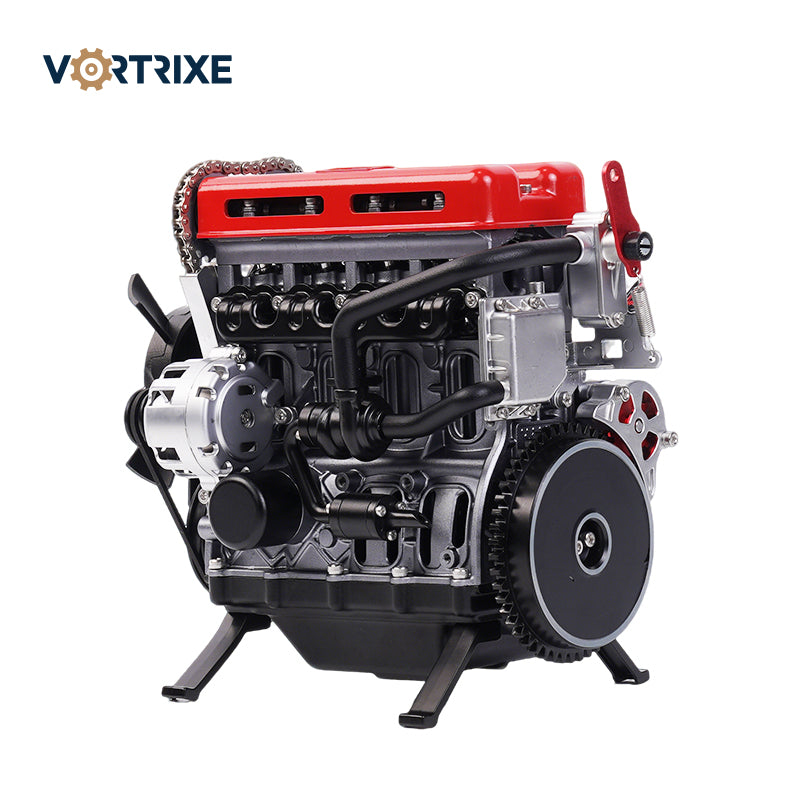 Kit de modèle de moteur de voiture L4 entièrement en métal VORTRIXE &amp; TECHING 