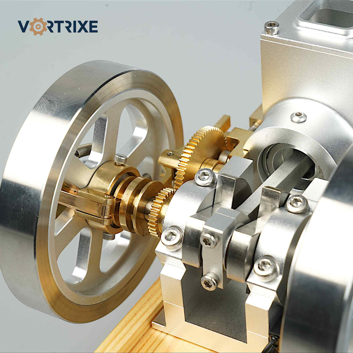 VORTRIXE &amp; OKMO M90 Vollmetall-Upgrade Hit &amp; Miss Gasmotor Verbrennungsmotor