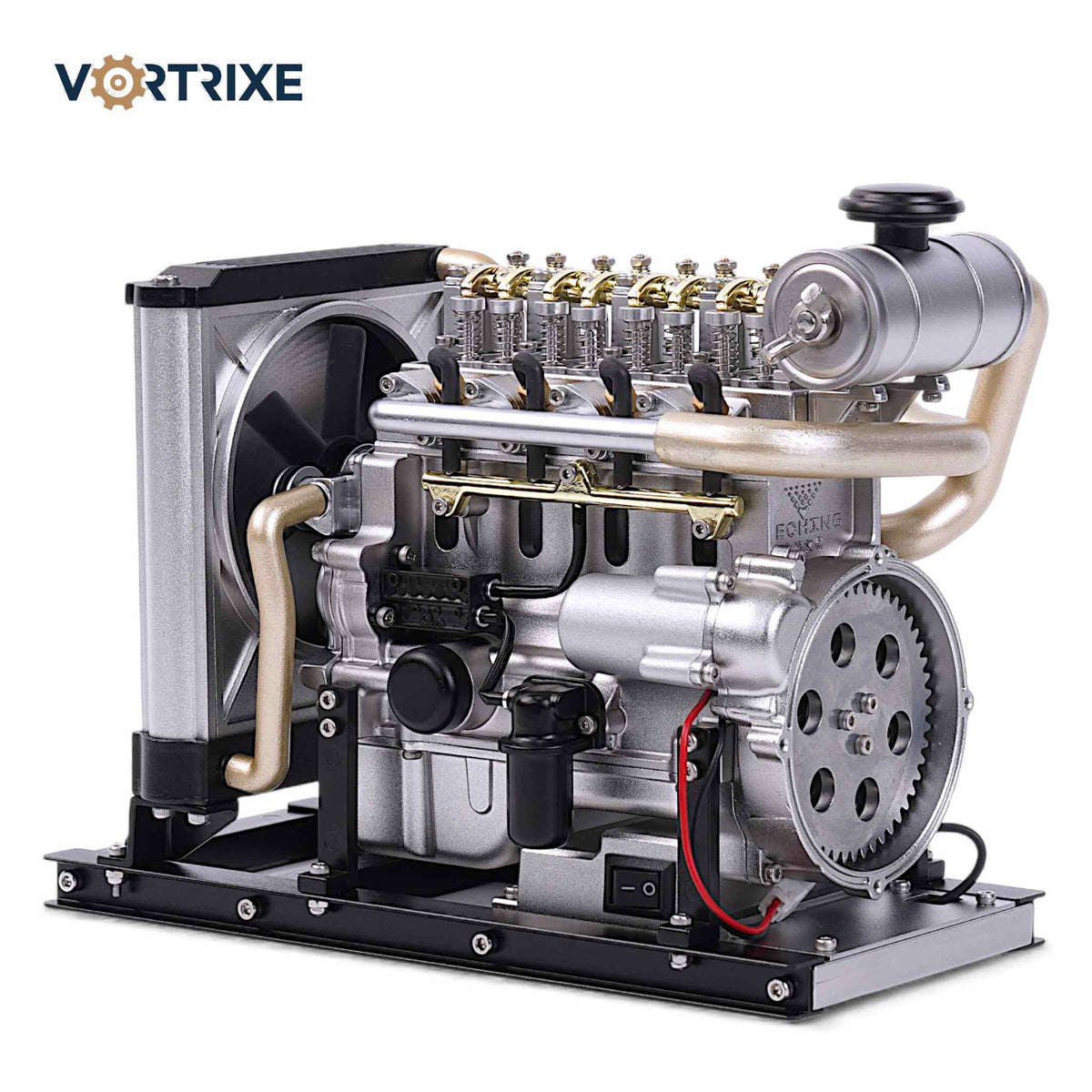 VORTRIXE & TECHING 300+PCS L4-Dieselmotor-Modellbausatz