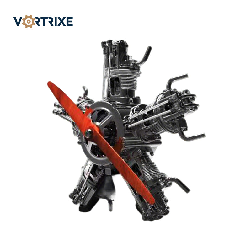 VORTRIXE &amp; TECHING 5-Zylinder-Sternmotor-Modellbausatz 