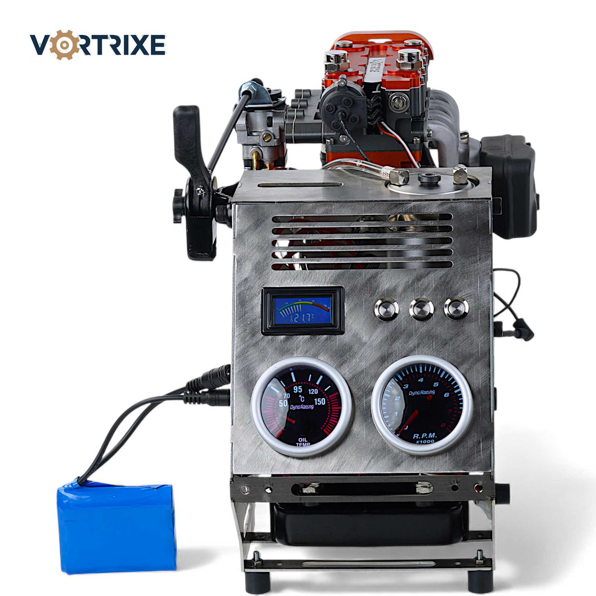 Moteur VORTRIXE &amp; TOYAN V8 28cc OHV Nitro Modèle 