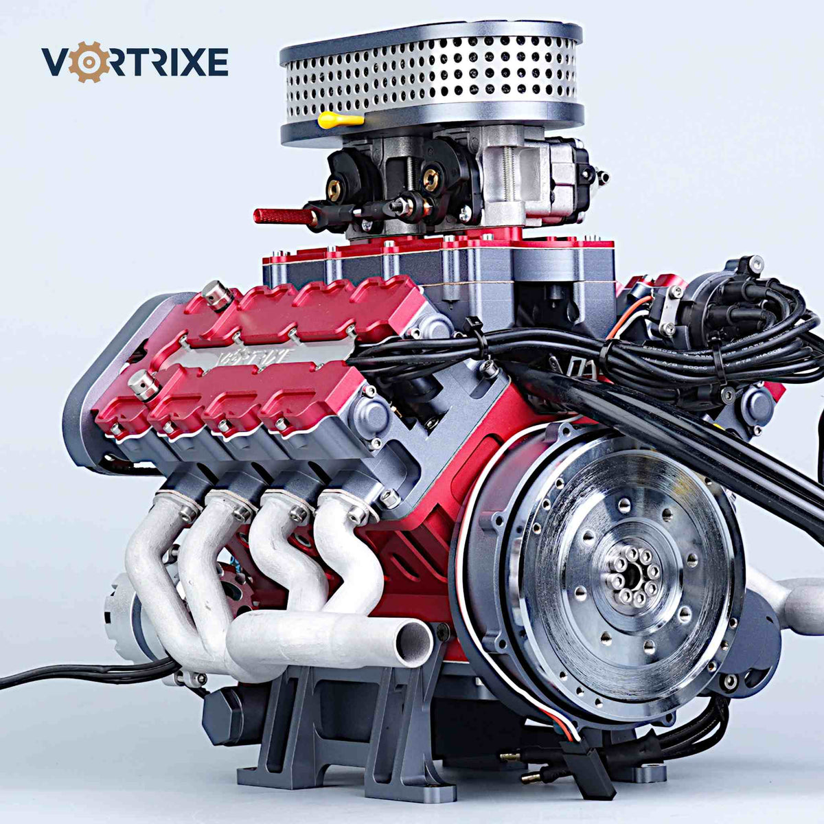 VORTRIXE &amp; TOYAN V8-Motor, 28 ccm OHV-Nitro-Motormodell 