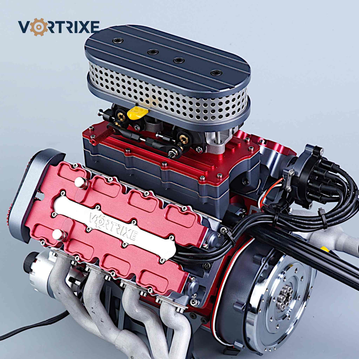 VORTRIXE &amp; TOYAN V8-Motor, 28 ccm OHV-Nitro-Motormodell 