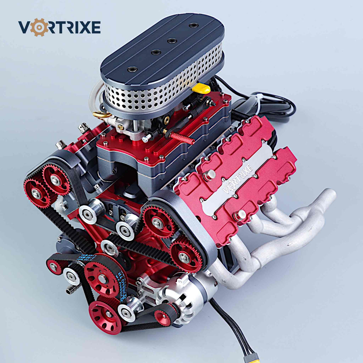 VORTRIXE &amp; TOYAN V8-Motor, 28 ccm OHV-Nitro-Motormodell 