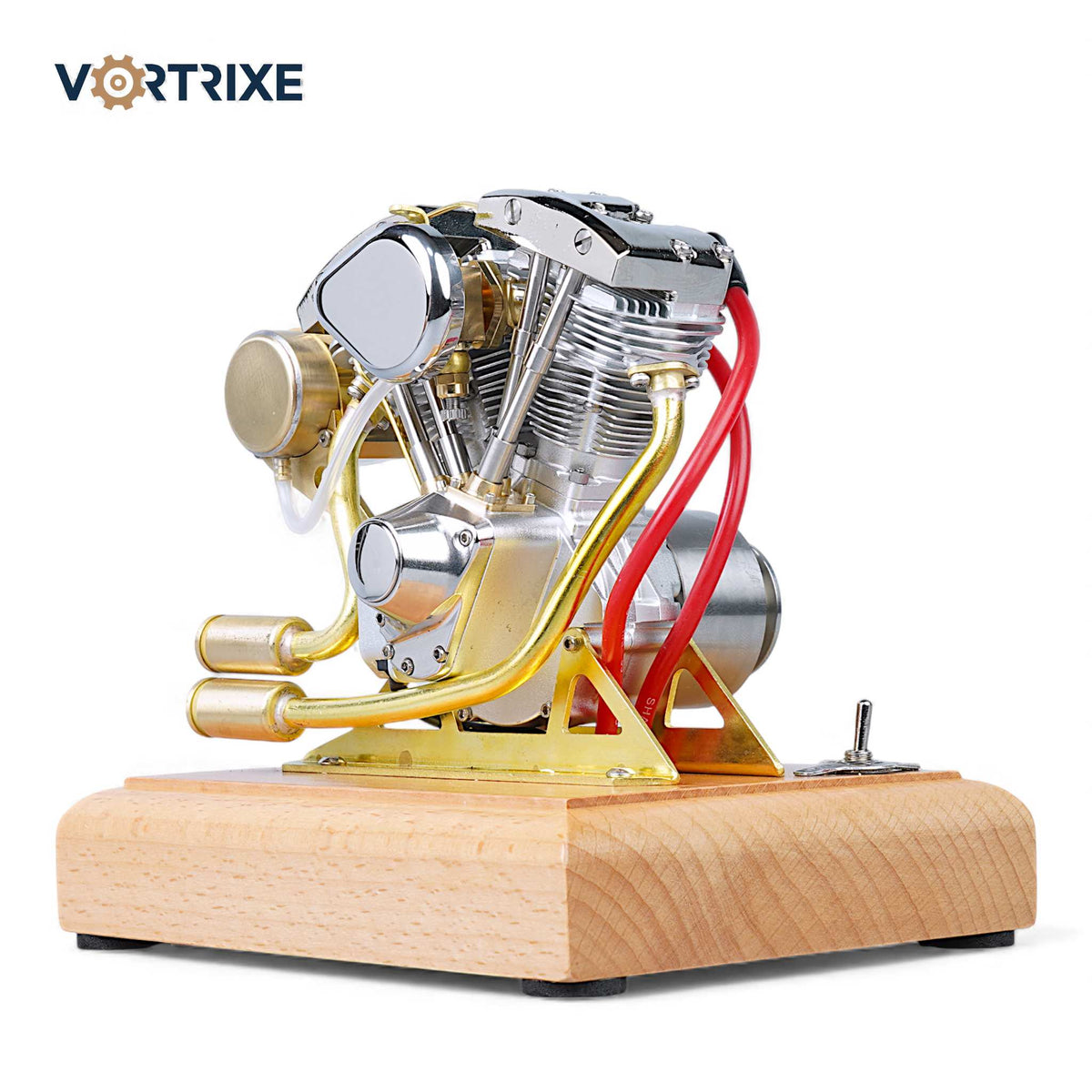 VORTRIXE Wasserkühlungs-Wärmestruktur Mini-Lernmodell mit Benzinmotor 