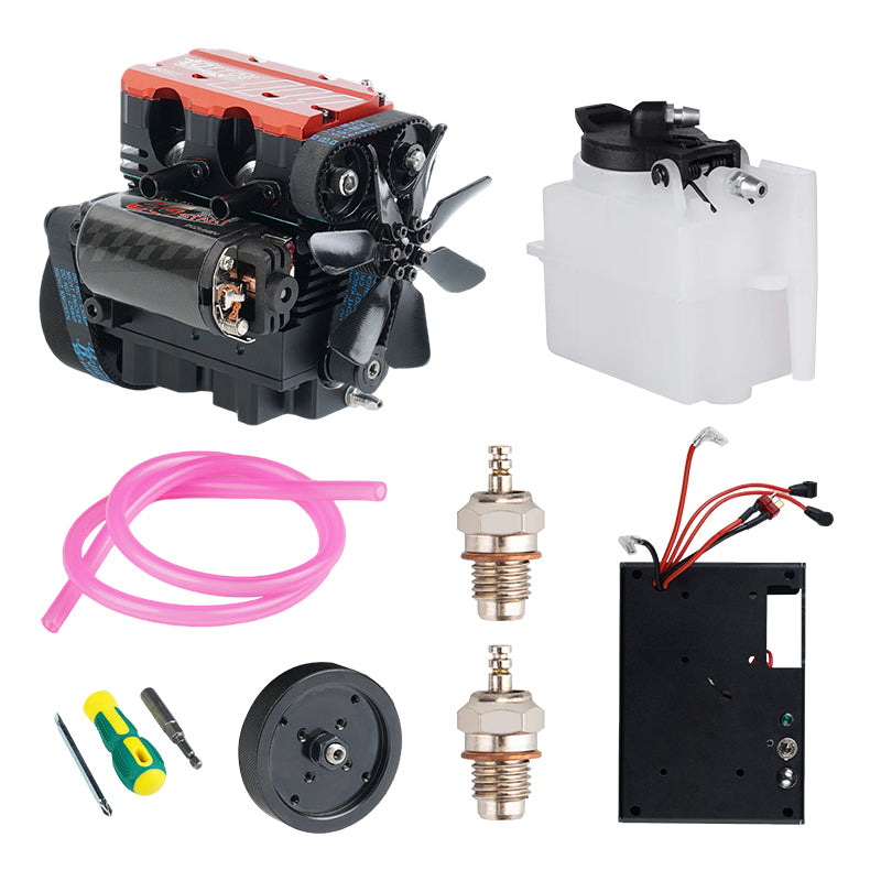 VORTRIXE &amp; TOYAN FS-L200 Motor 2 Zylinder 4 Takt Nitro Motor Modellbausatz 