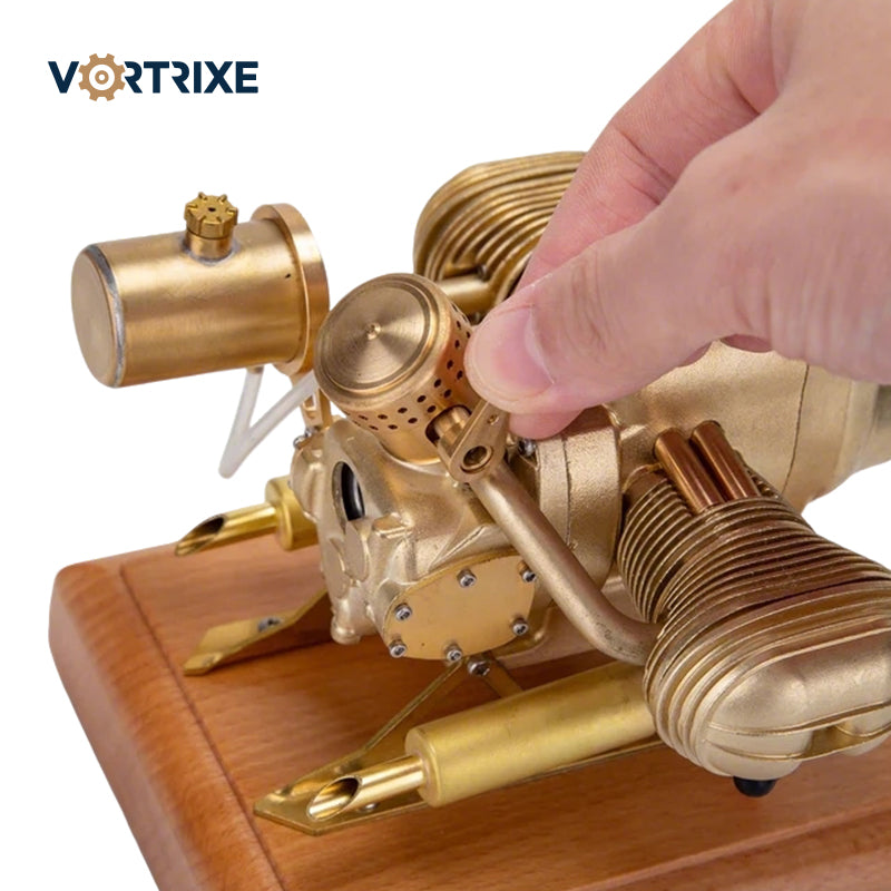 VORTRIXE Mini Motorcycle Horizontal Opposed Twin Cylinder 4 Stroke Gasoline Engine Model