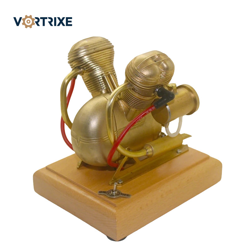 VORTRIXE Mini OHV Horizontal Gasoline Engine V-Twin Four-stroke Motorcycle Engine Model