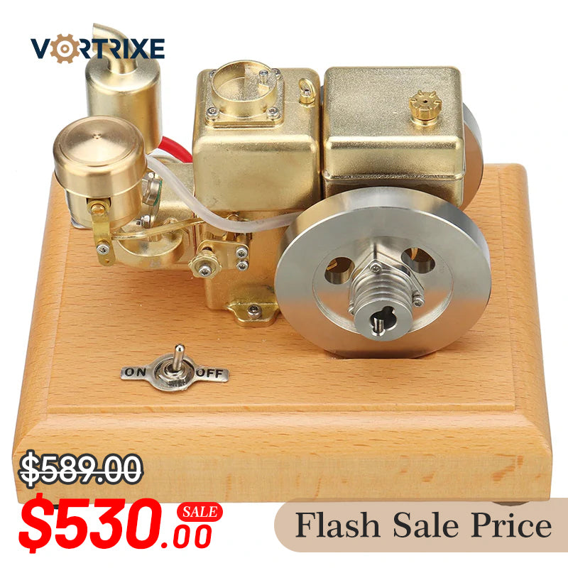 VORTRIXE Old Tractor Engine Four-stroke Water-cooled Gasoline Model Engine