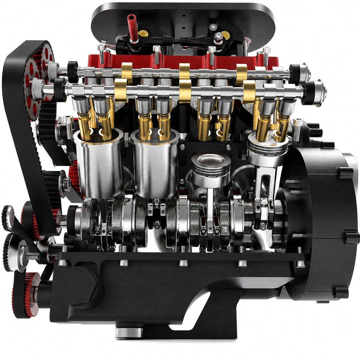 VORTRIXE &amp; TOYAN V8-Motor, 28 ccm OHV-Nitro-Motormodell 