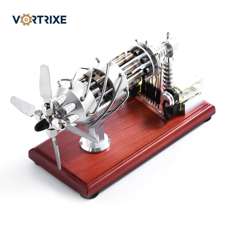 VORTRIXE 16 Cylinder Dual Fuel Bottle Hot Air Motor Generator