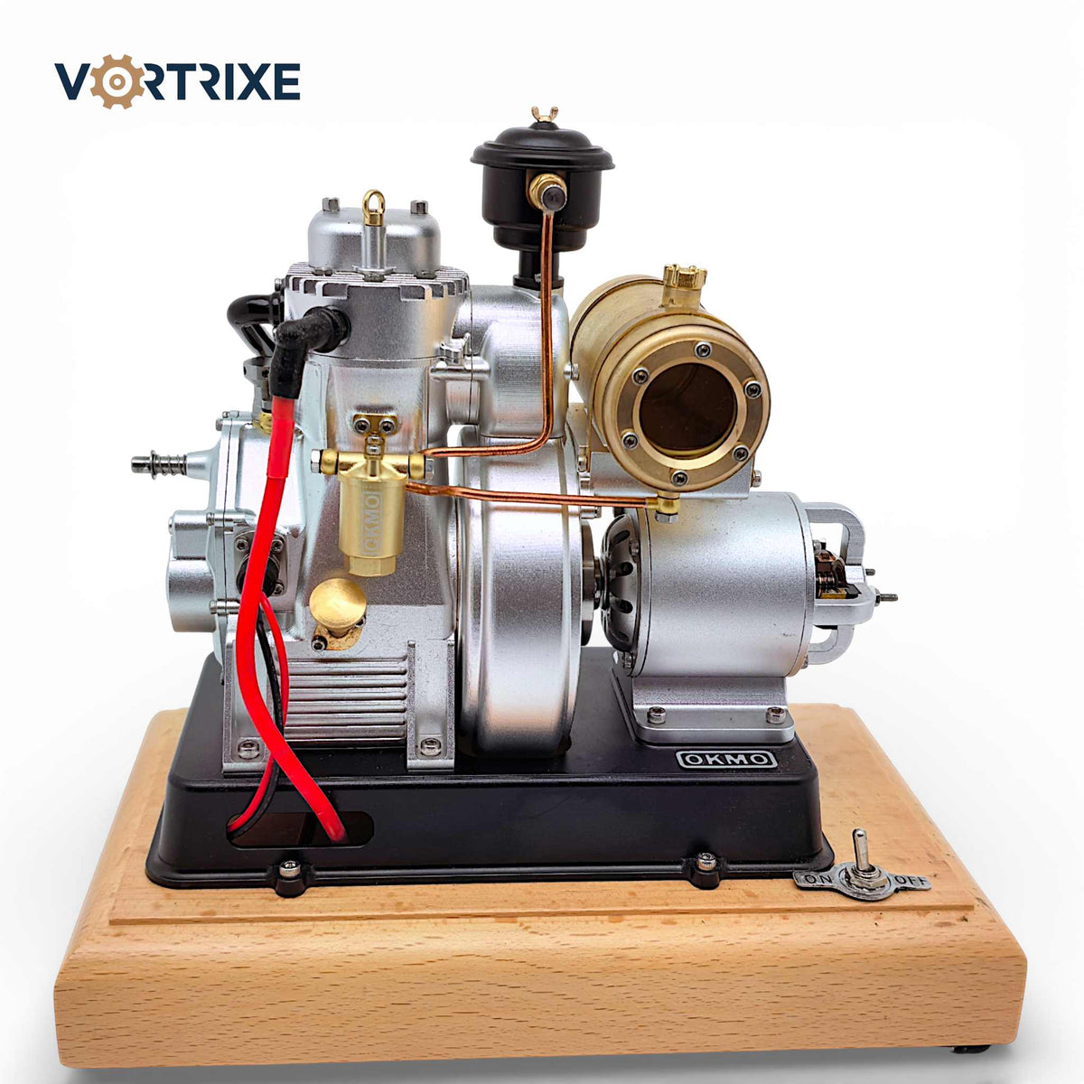 Mini-modèle éducatif de moteur à essence à refroidissement par eau VORTRIXE 