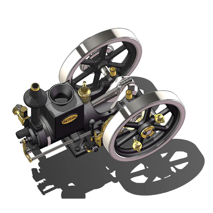 VORTRIXE Wasserkühlungs-Wärmestruktur Mini-Lernmodell mit Benzinmotor 