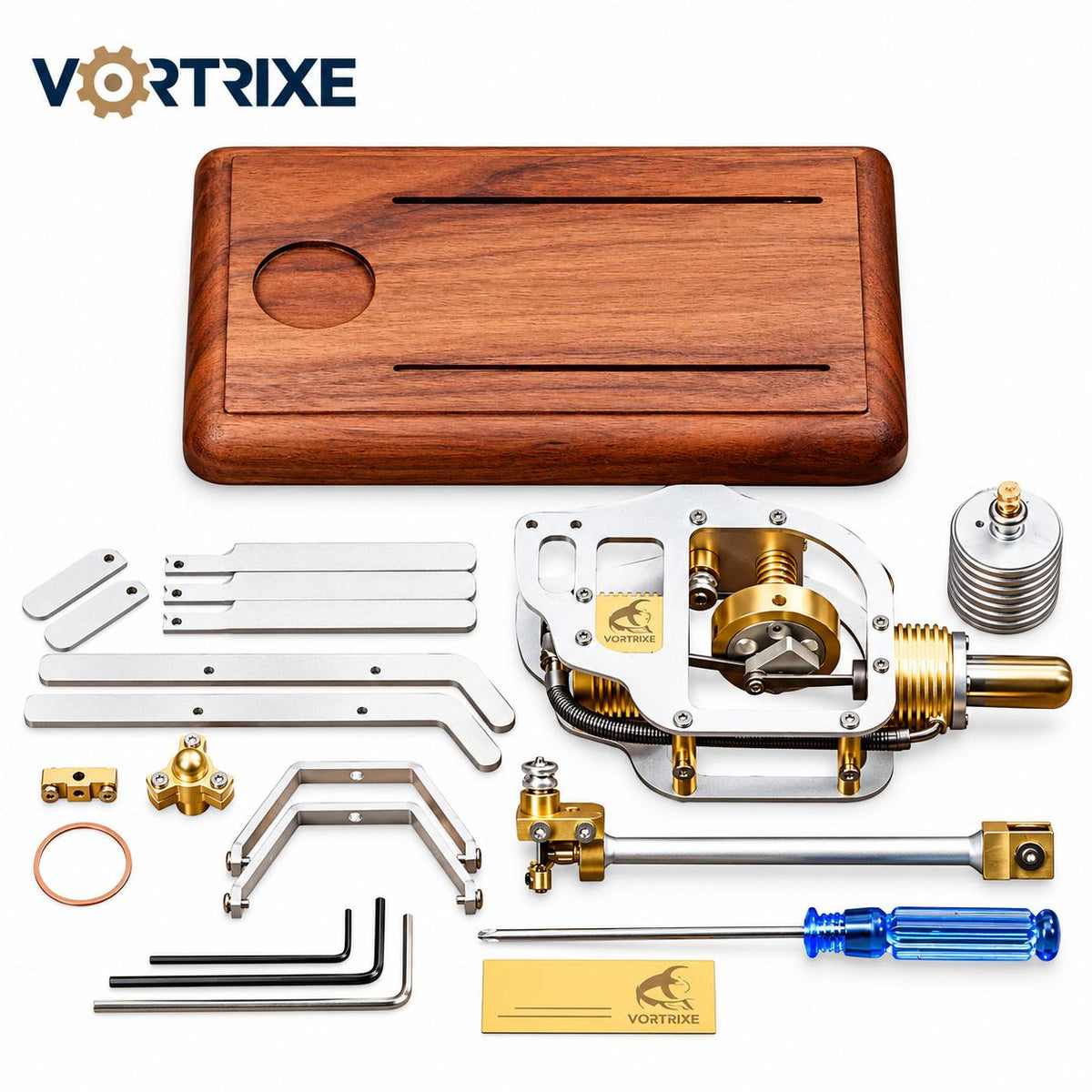 VORTRIXE Stirling-Helikopter-STEM-Modellbausatz zum Zusammenbauen