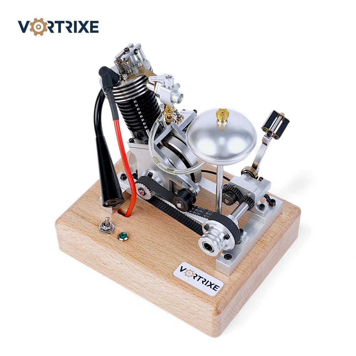 VORTRIXE Mini-Einzylinder-Motormodell aus Aluminiumlegierung 