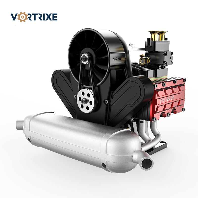 VORTRIXE & TOYAN Engine FS-B400 14cc Flat-four Engine Model Kit