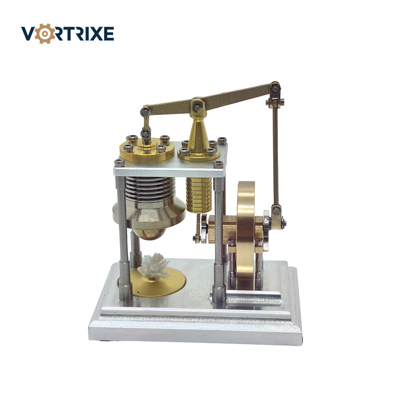VORTRIXE Mini Retro Hot Vertical Stirling Engine Model