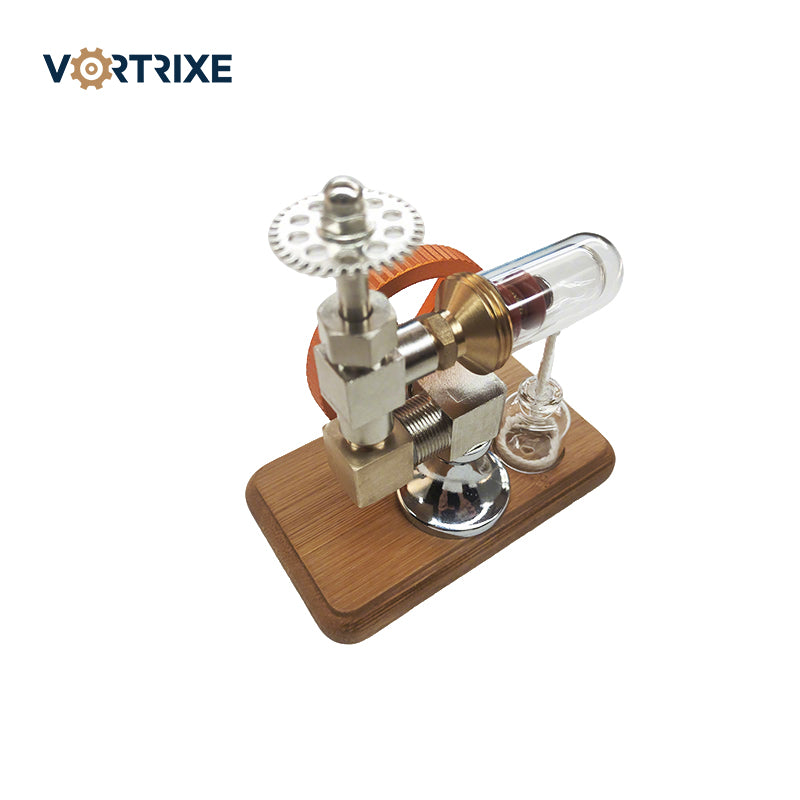 VORTRIXE Mini Hot Air Stirling Engine Model