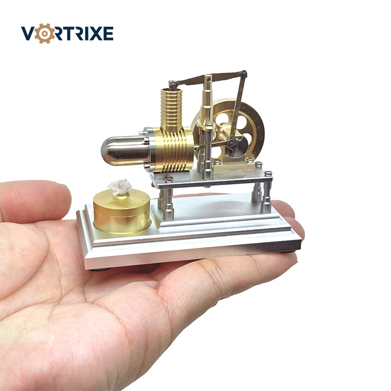 Modèle de moteur Stirling horizontal chaud VORTRIXE J06H à faire soi-même 