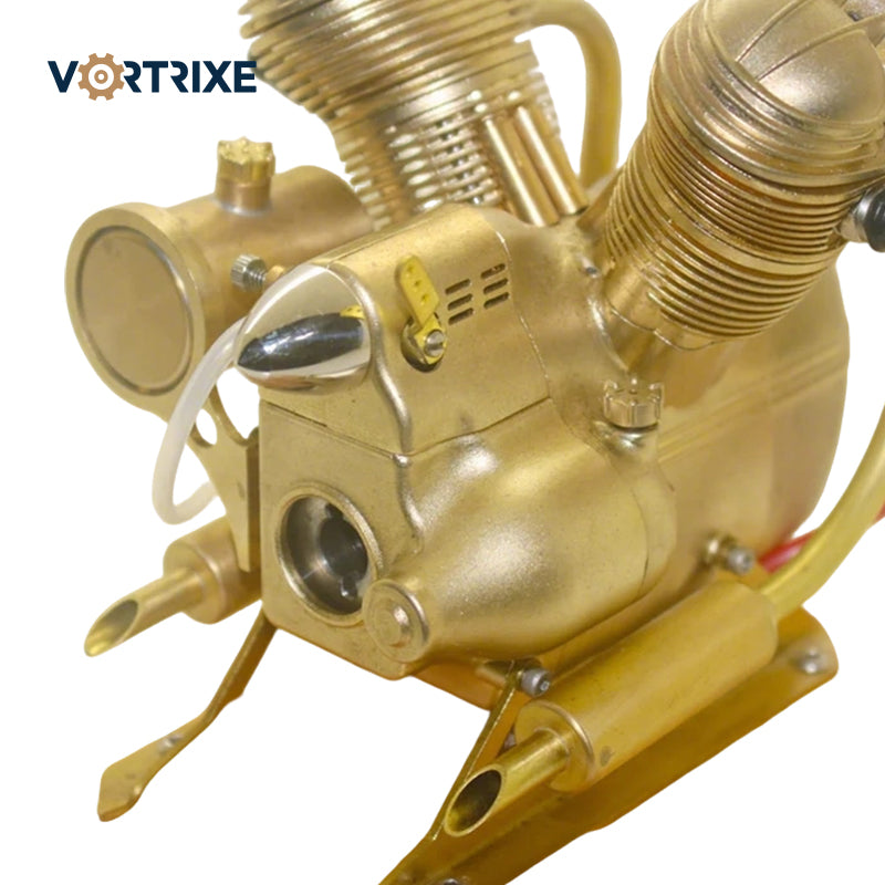 VORTRIXE Mini OHV Horizontal Gasoline Engine V-Twin Four-stroke Motorcycle Engine Model