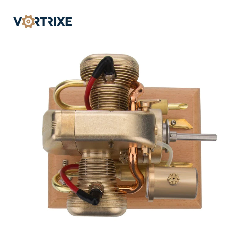 VORTRIXE Mini 2-Cylinder 4-Stroke Motorcycle Gasoline Engine ICE Engine Model