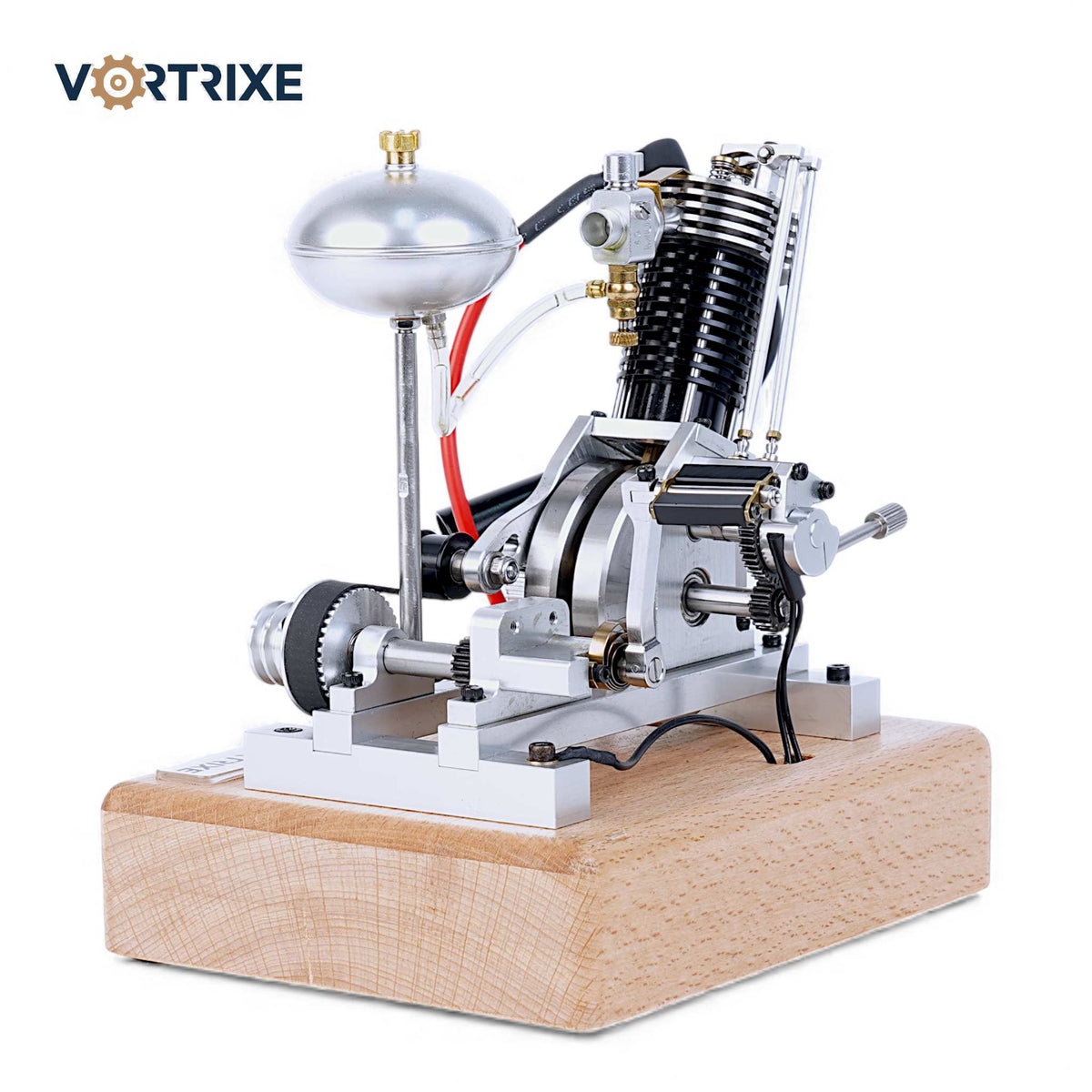 VORTRIXE Mini-Einzylinder-Motormodell aus Aluminiumlegierung 