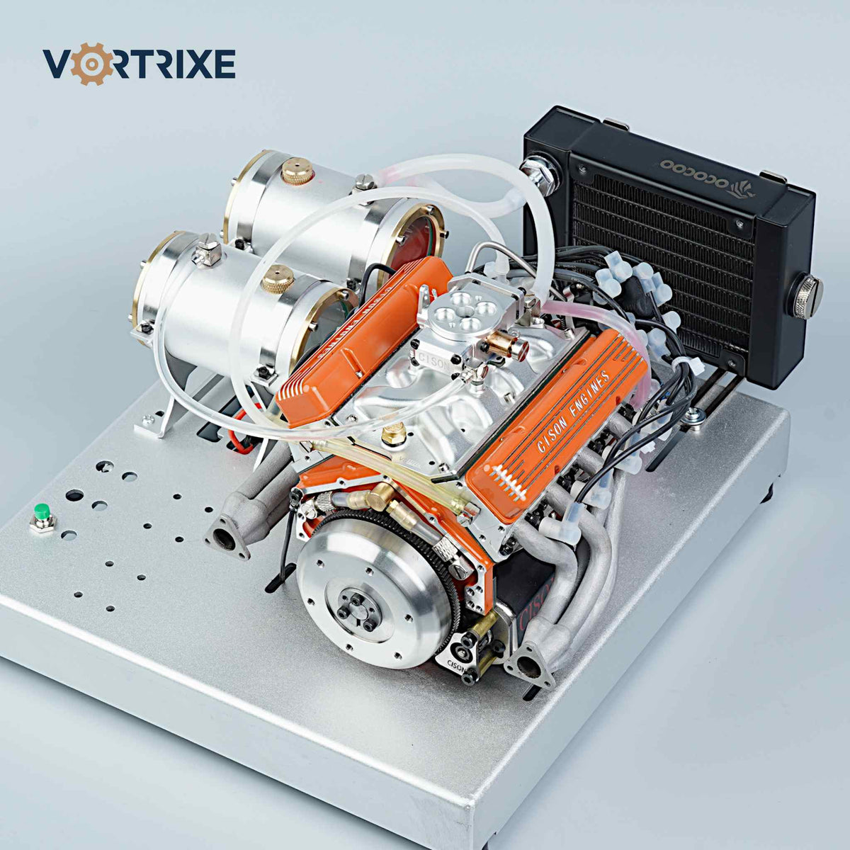 VORTRIXE &amp; TOYAN V8-Motor, 28 ccm OHV-Nitro-Motormodell 