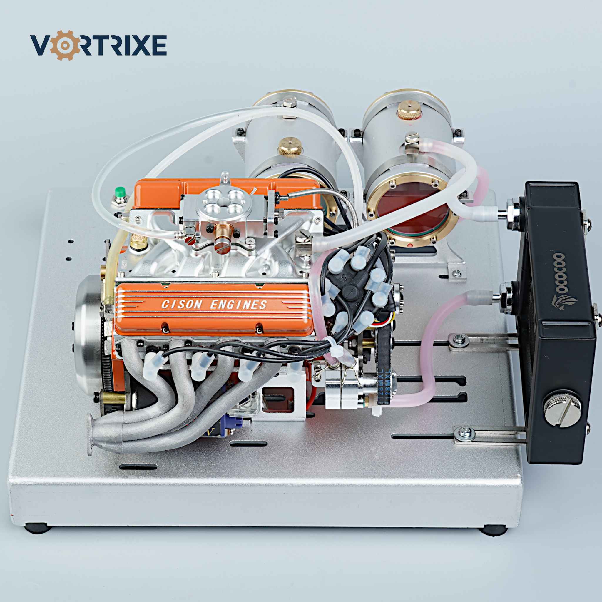 VORTRIXE & CISON 1/6 4-Stroke 44cc Water-Cooled Gasoline OHV V8